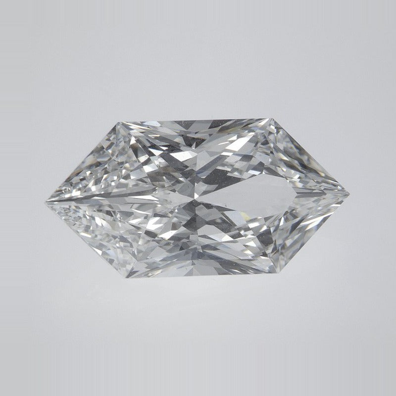 4.03 ct Lab-Grown Diamond – D VS1 – Elongated Hexagon Duchess Faceted-cut – IGI Certified — Sapphire Row · cut7