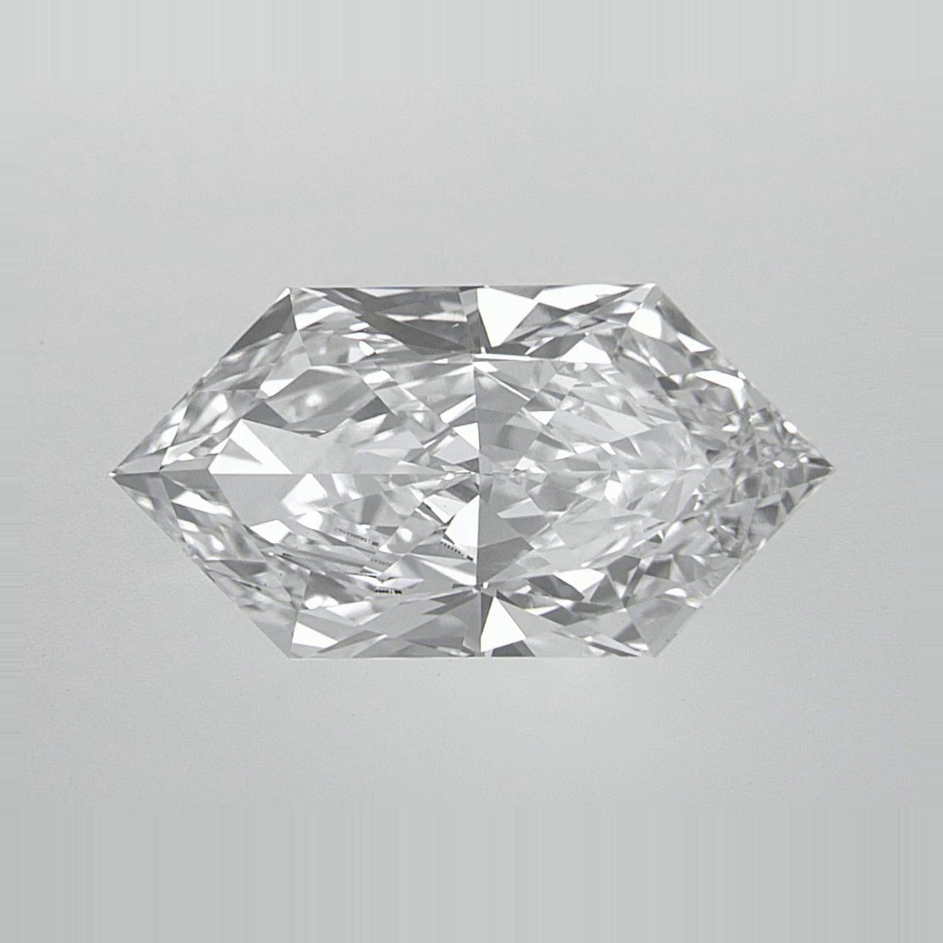 3.10 ct Lab-Grown Diamond – D VS1 – Elongated Hexagon Duchess Faceted-cut – IGI Certified — Sapphire Row · cut7