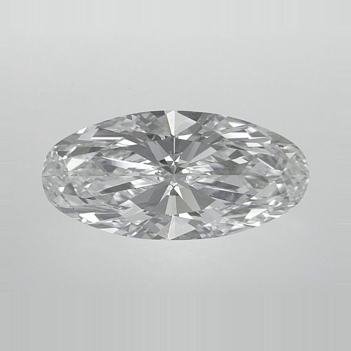 3.06 ct Lab-Grown Diamond – F VVS2 – Elongated Oval Cut – IGI Certified — Sapphire Row · cut7