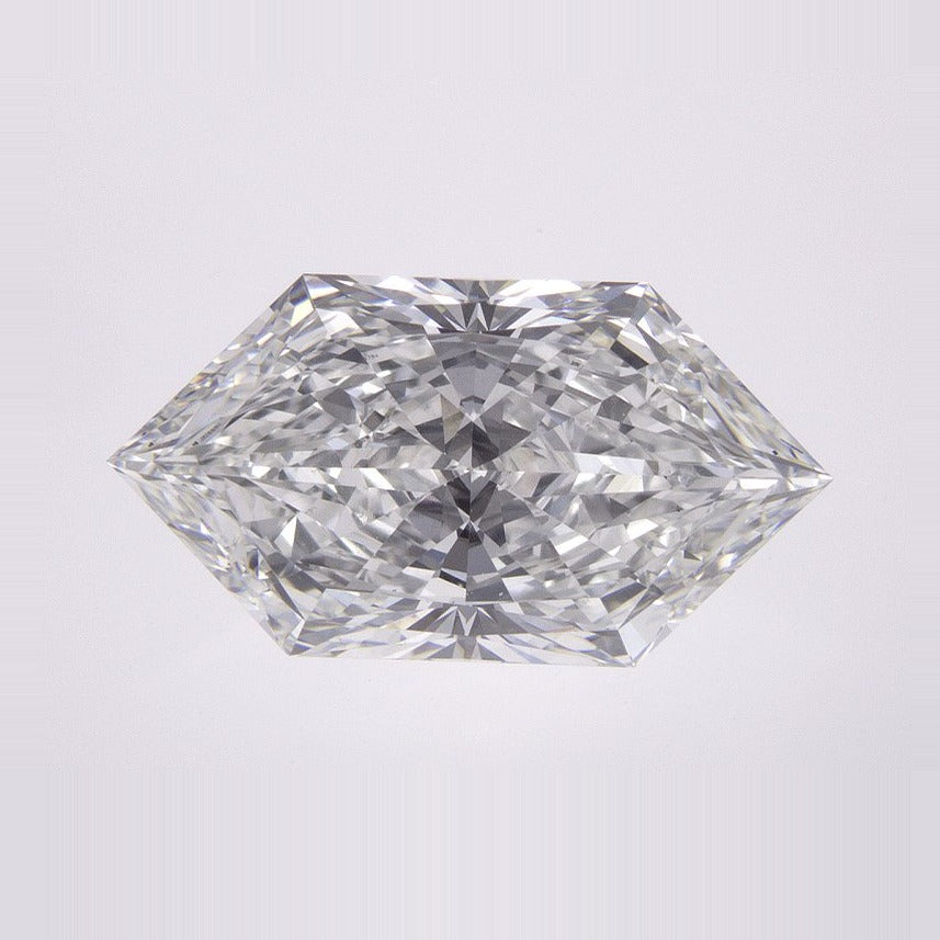 3.03 ct Lab-Grown Diamond – E VS1 – Elongated Hexagon Duchess Faceted-cut – IGI Certified — Sapphire Row · cut7