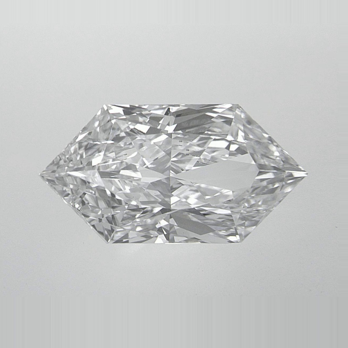 3.03 ct Lab-Grown Diamond – D VS1 – Elongated Hexagon Duchess Faceted-cut – IGI Certified — Sapphire Row · cut7