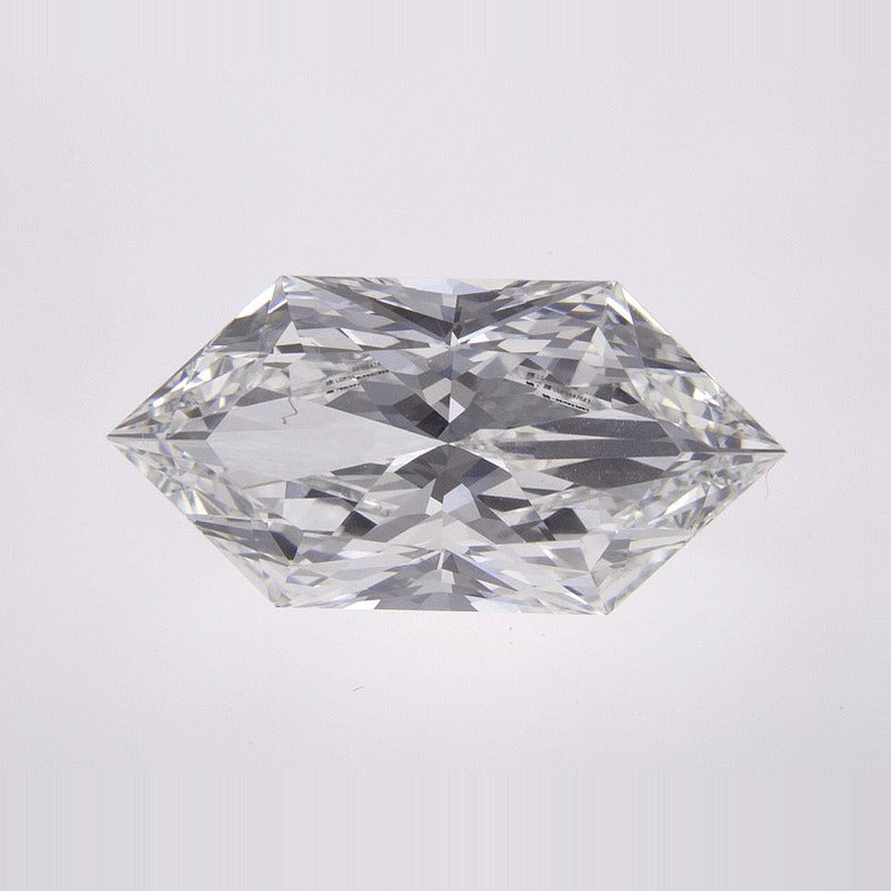 3.03 ct Lab-Grown Diamond – F VVS2 – Elongated Hexagon Duchess Faceted-cut – IGI Certified — Sapphire Row · cut7