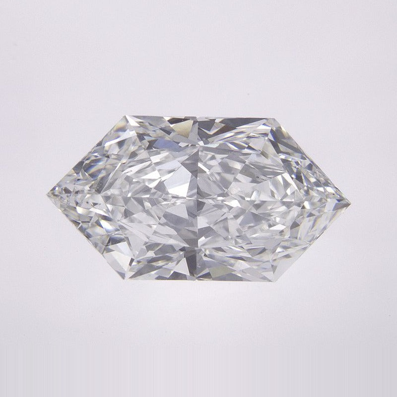 3.03 ct Lab-Grown Diamond – F VVS2 – Elongated Hexagon Duchess Faceted-cut – IGI Certified — Sapphire Row · cut7