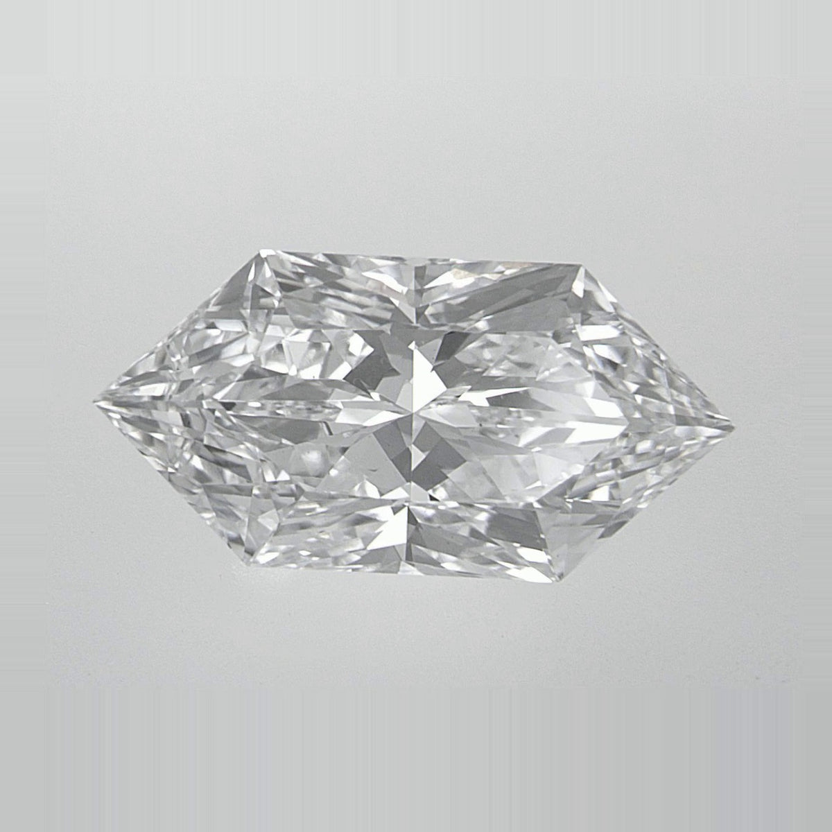 3.01 ct Lab-Grown Diamond – D VS1 – Elongated Hexagon Duchess Faceted-cut – IGI Certified — Sapphire Row · cut7