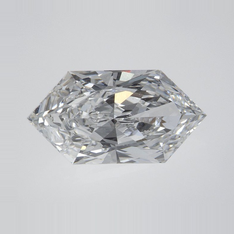 2.77 ct Lab-Grown Diamond – E VVS1 – Elongated Hexagon Duchess Faceted-cut – IGI Certified — Sapphire Row · cut7