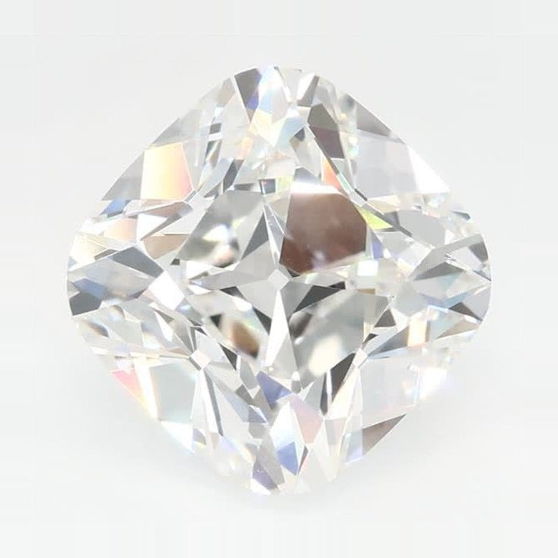 2.55 ct Lab-Grown Diamond – F VVS2 – Cushion Old Mine Cut – GCAL Certified — Sapphire Row · cut7