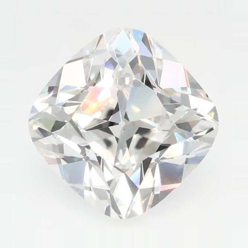2.54 ct Lab-Grown Diamond – F VS1 – Cushion Old Mine Cut – GCAL Certified — Sapphire Row · cut7