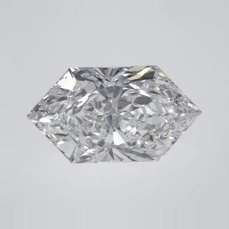 2.36 ct Lab-Grown Diamond – D VS1 – Elongated Hexagon Duchess Faceted-cut – IGI Certified — Sapphire Row · cut7
