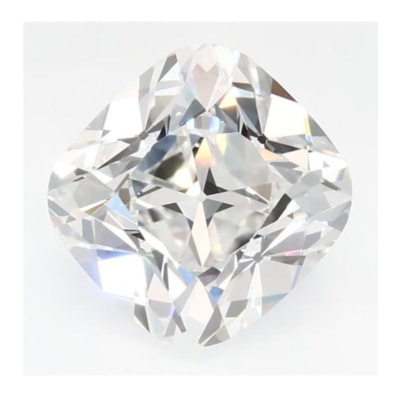 2.34 ct Lab-Grown Diamond – E VVS2 – Cushion Old Mine Cut – GCAL Certified — Sapphire Row · cut7
