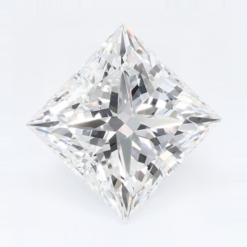 2.06 ct Lab-Grown Diamond – E VVS2 – Square Cut – GCAL Certified — Sapphire Row · cut7