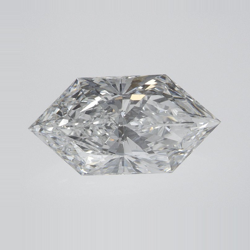 1.58 ct Lab-Grown Diamond – E VVS2 – Elongated Hexagon Duchess Faceted-cut – IGI Certified — Sapphire Row · cut7