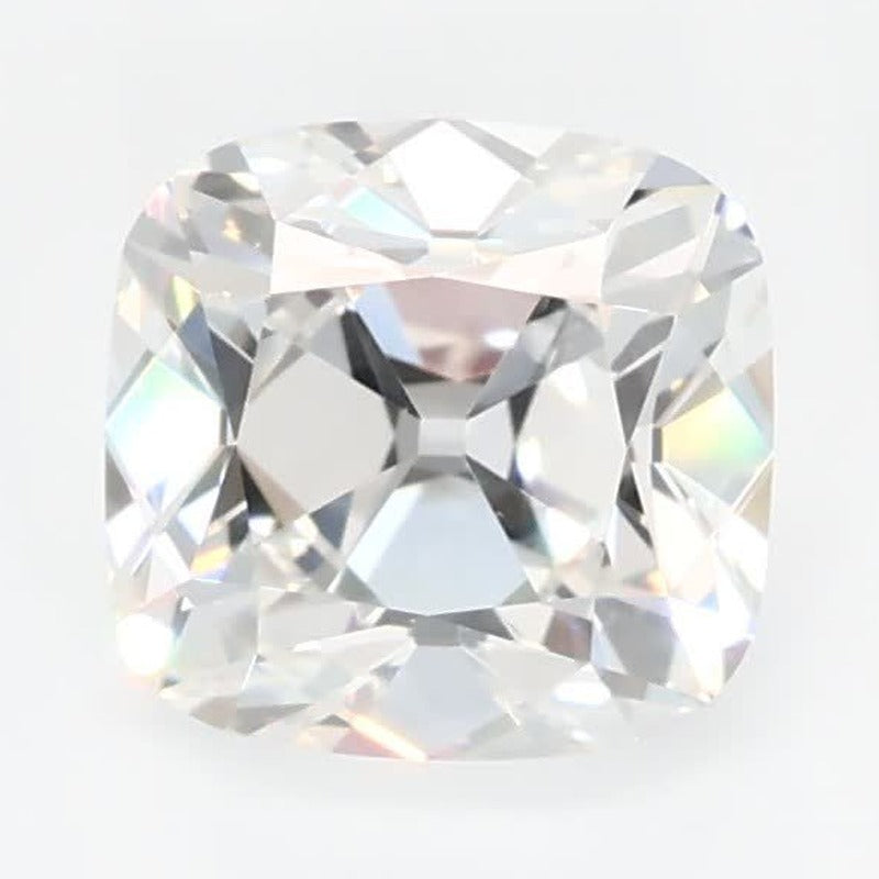 1.08 ct Lab-Grown Diamond – F VVS2 – Cushion Old Mine Cut – GCAL Certified — Sapphire Row · cut7