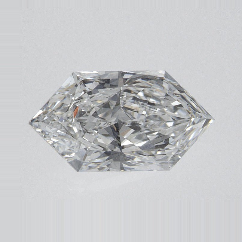 1.06 ct Lab-Grown Diamond – E VVS2 – Elongated Hexagon Duchess Faceted-cut – IGI Certified — Sapphire Row · cut7