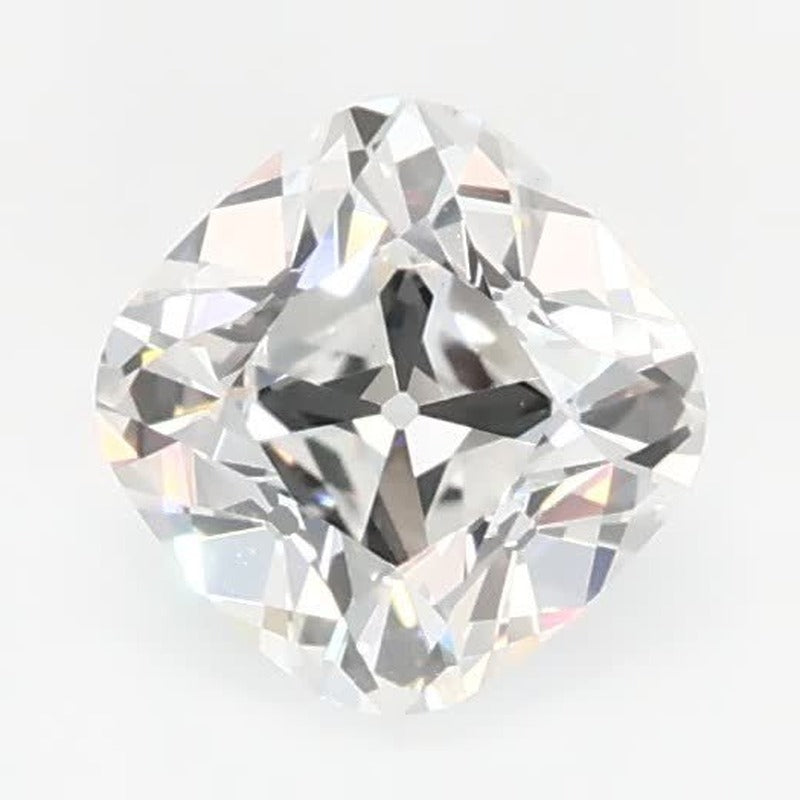 0.61 ct Lab-Grown Diamond – E VVS2 – Cushion Old Mine Cut – GCAL Certified — Sapphire Row · cut7