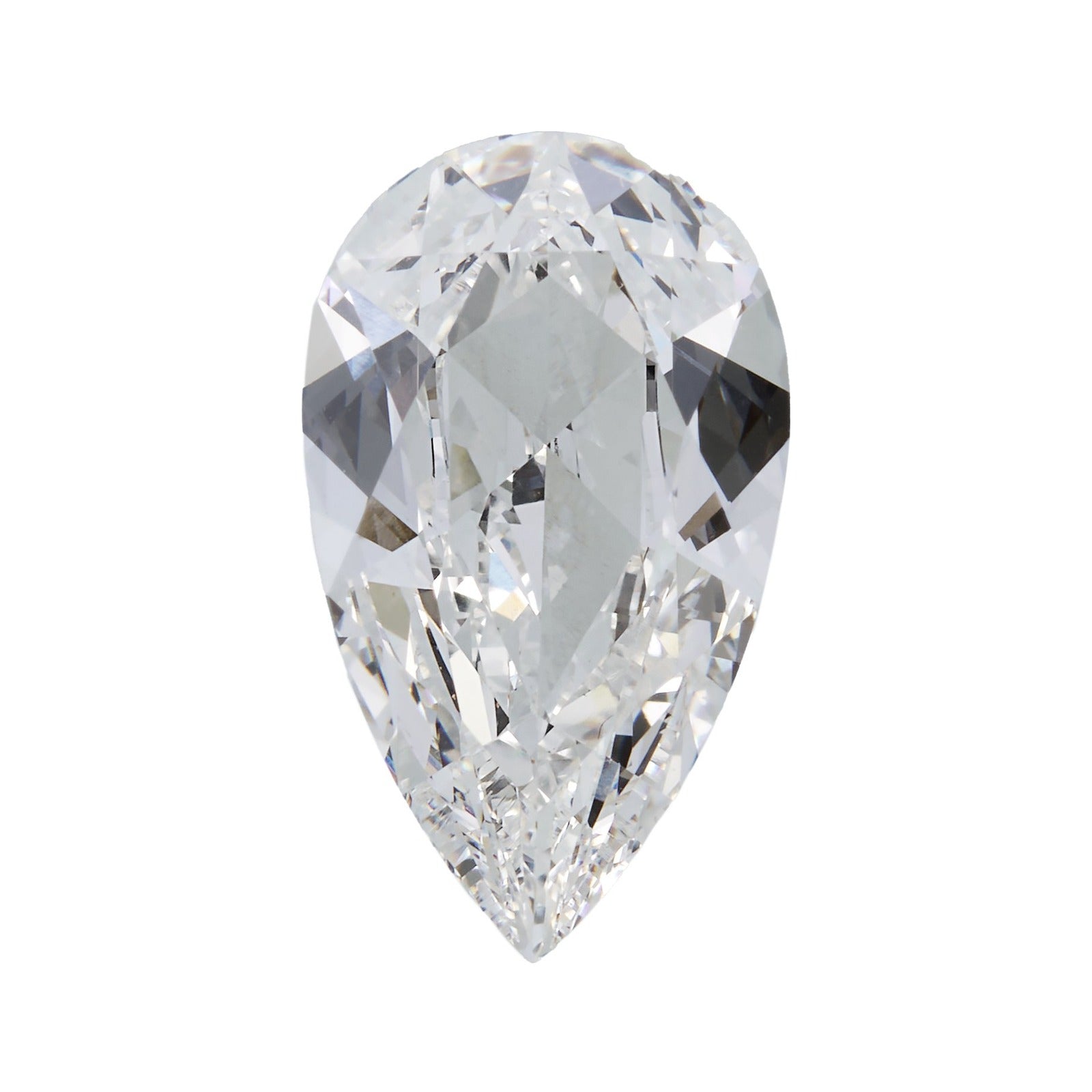0.33 ct Natural Diamond – GHI VS/SI – Pear Rose-Cut — Sapphire Row · cut7