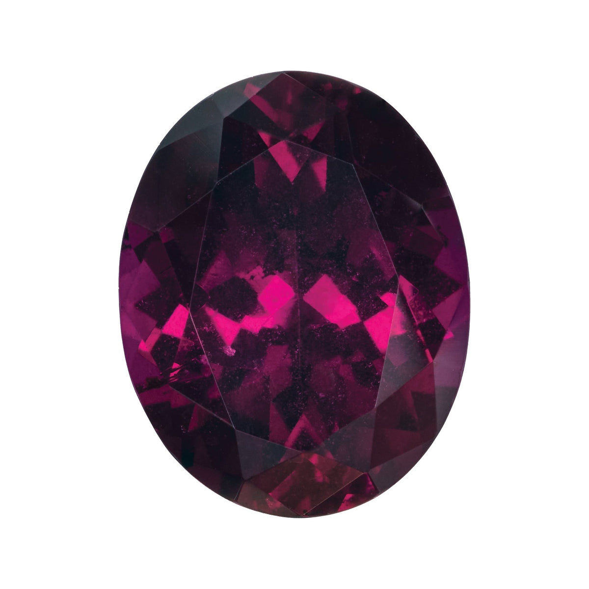 9x7 mm Natural Idaho Purple Garnet – Oval Cut – AA Quality — Sapphire Row · cut7