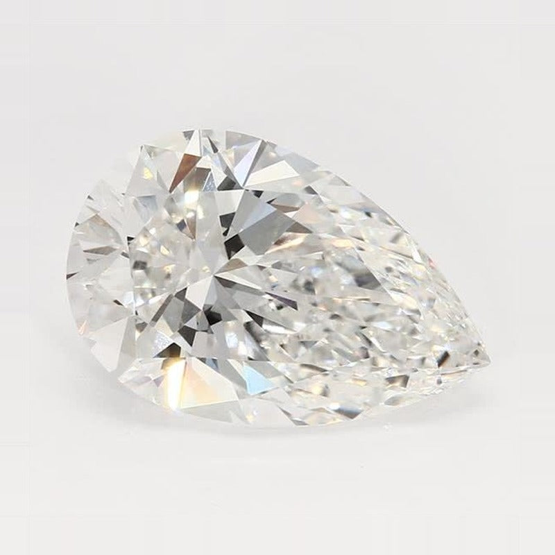 5.10 ct Lab-Grown Diamond – F VVS2 – Pear Cut – GCAL Certified — Sapphire Row · cut7