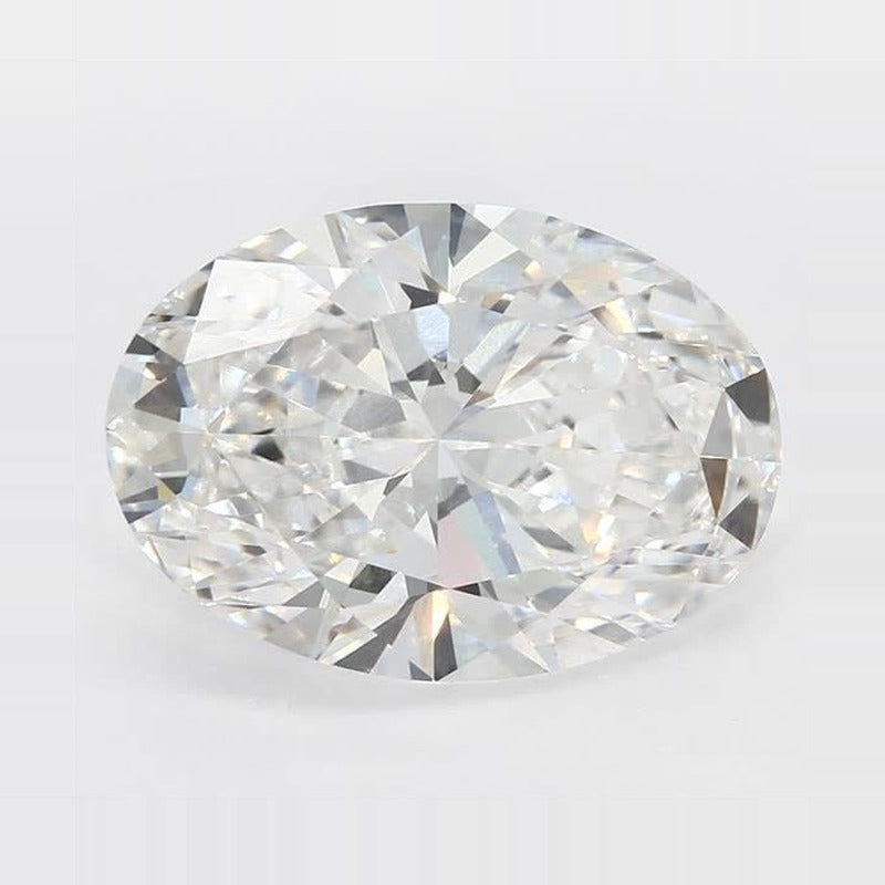 5.06 ct Lab-Grown Diamond – F VVS2 – Oval Cut – GCAL Certified — Sapphire Row · cut7