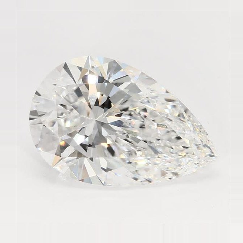 5.05 ct Lab-Grown Diamond – E VS1 – Pear Cut – GCAL Certified — Sapphire Row · cut7