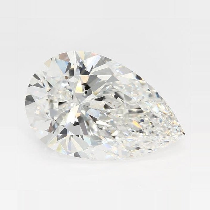 4.82 ct Lab-Grown Diamond – F VVS2 – Pear Cut – GCAL Certified — Sapphire Row · cut7