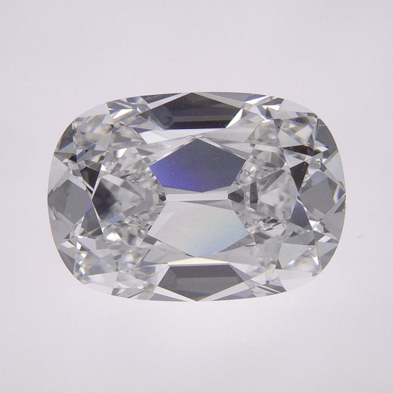 4.62 ct Lab-Grown Diamond – E VVS2 – Elongated Cushion Old Mine Cut – GIA Certified — Sapphire Row · cut7