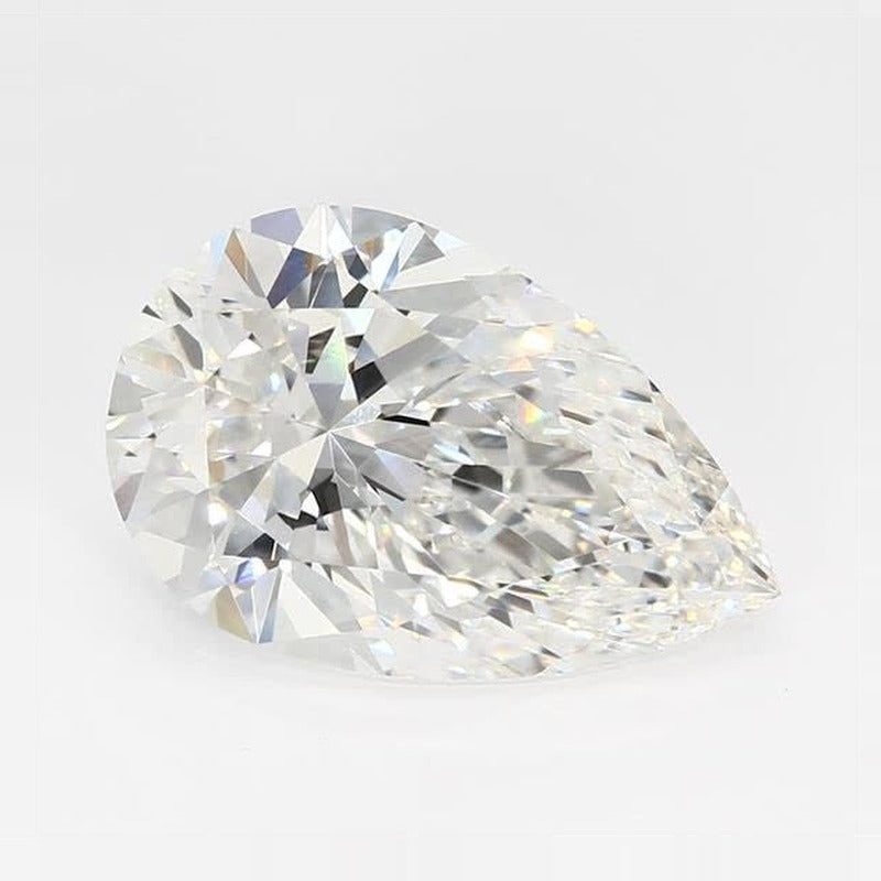4.04 ct Lab-Grown Diamond – F VVS2 – Pear Cut – GCAL Certified — Sapphire Row · cut7