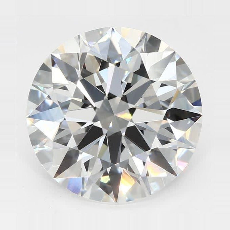 3.53 ct Lab-Grown Diamond – F VVS2 – Round Cut – GCAL Certified — Sapphire Row · cut7