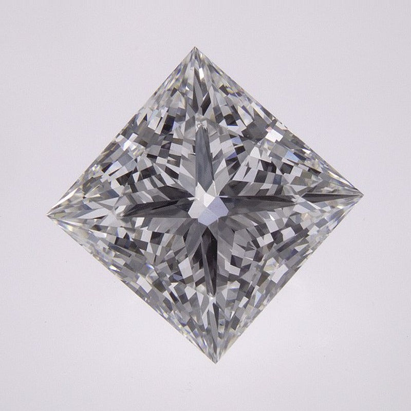 3.09 ct Lab-Grown Diamond – E VVS2 – Square Cut – IGI Certified — Sapphire Row · cut7