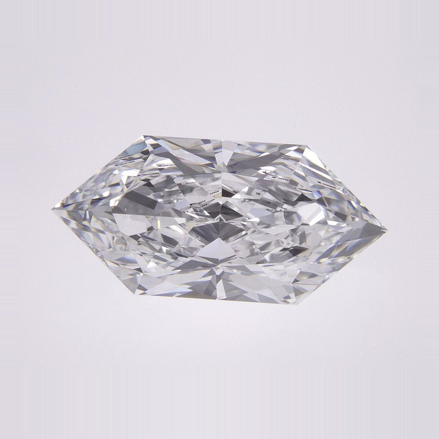 3.09 ct Lab-Grown Diamond – D VVS2 – Elongated Hexagon Duchess Faceted-cut – IGI Certified — Sapphire Row · cut7