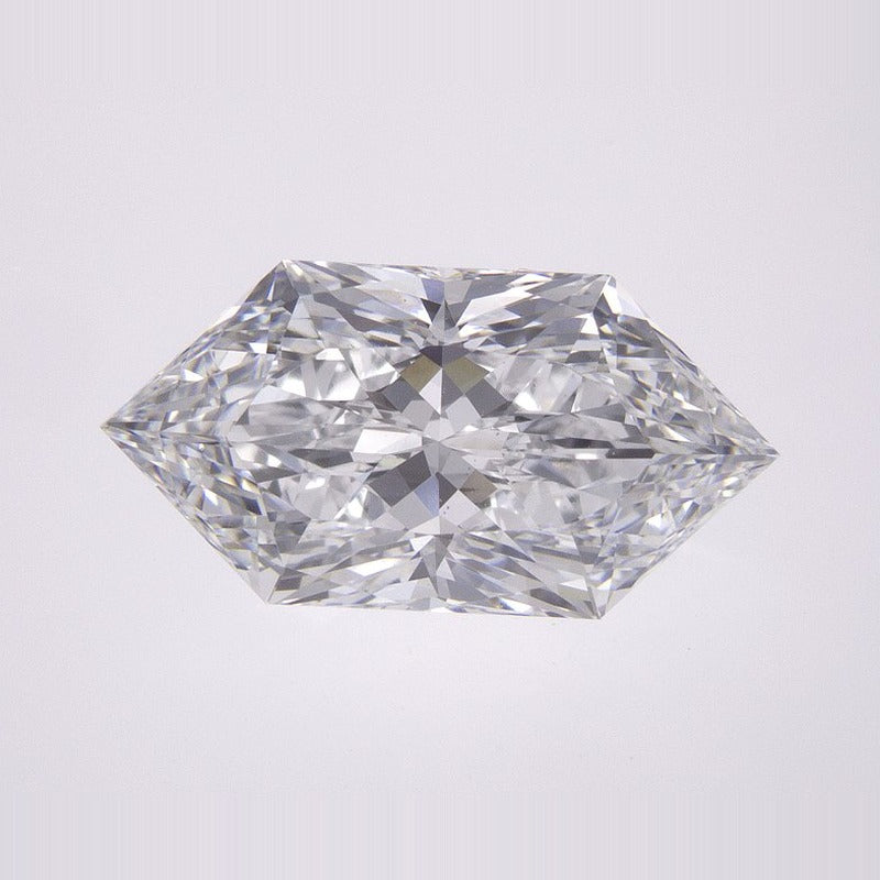 3.05 ct Lab-Grown Diamond – D VVS2 – Elongated Hexagon Duchess Faceted-cut – IGI Certified — Sapphire Row · cut7