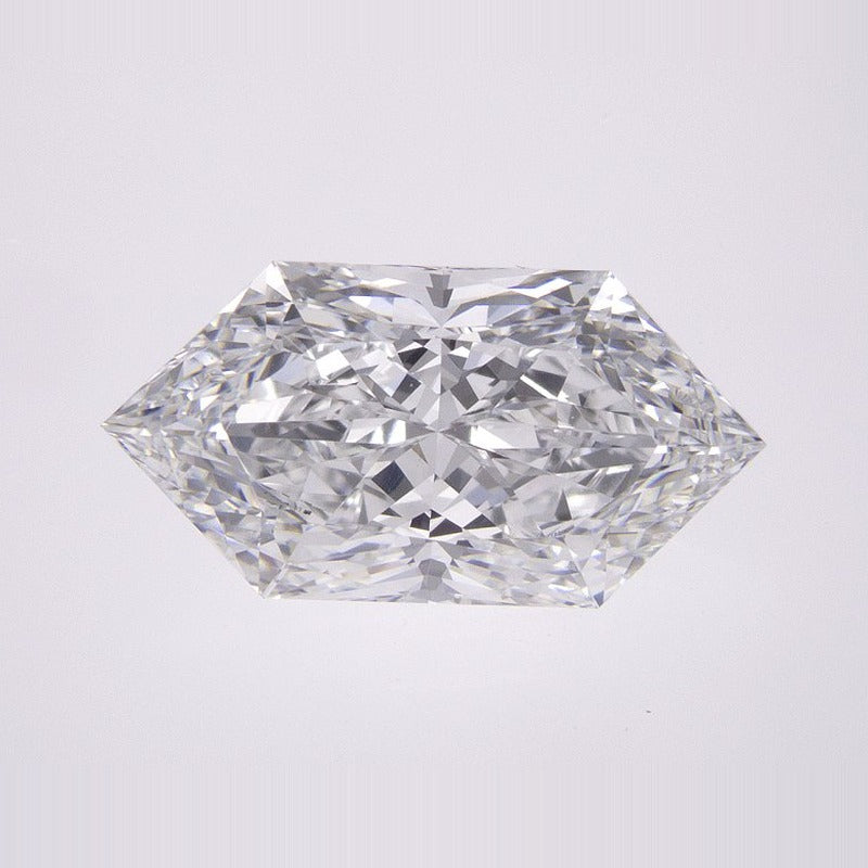3.02 ct Lab-Grown Diamond – D VVS2 – Elongated Hexagon Duchess Faceted-cut – IGI Certified — Sapphire Row · cut7