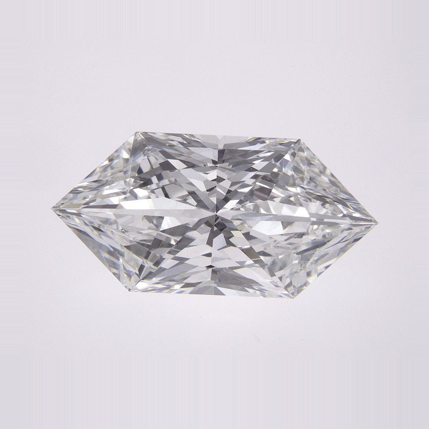 3.02 ct Lab-Grown Diamond – D VVS2 – Elongated Hexagon Duchess Faceted-cut – IGI Certified — Sapphire Row · cut7