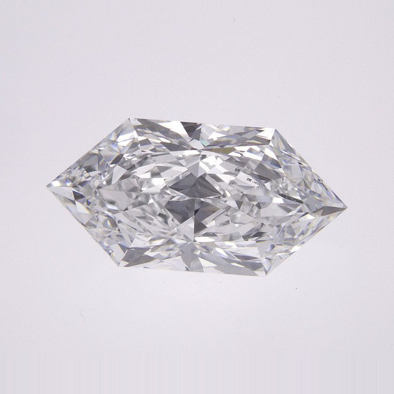 2.09 ct Lab-Grown Diamond – D VS1 – Elongated Hexagon Duchess Faceted-cut – IGI Certified — Sapphire Row · cut7