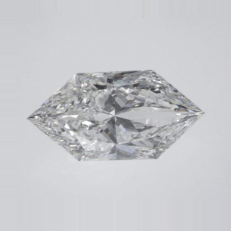 2.05 ct Lab-Grown Diamond – D VVS2 – Elongated Hexagon Duchess Faceted-cut – IGI Certified — Sapphire Row · cut7