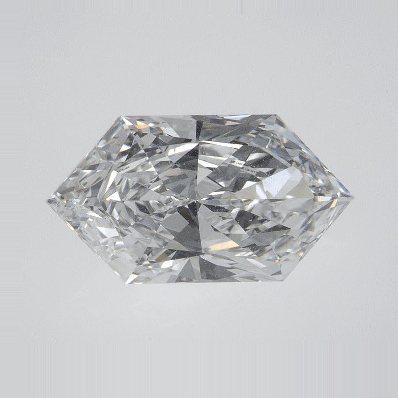 2.05 ct Lab-Grown Diamond – D VVS2 – Elongated Hexagon Duchess Faceted-cut – IGI Certified — Sapphire Row · cut7