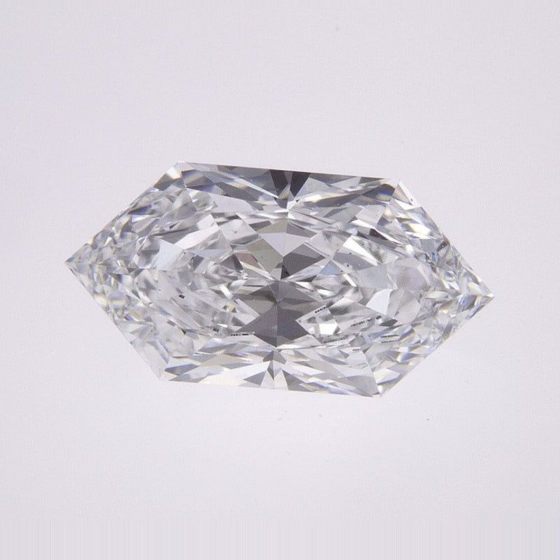 2.03 ct Lab-Grown Diamond – D VS1 – Elongated Hexagon Duchess Faceted-cut – IGI Certified — Sapphire Row · cut7