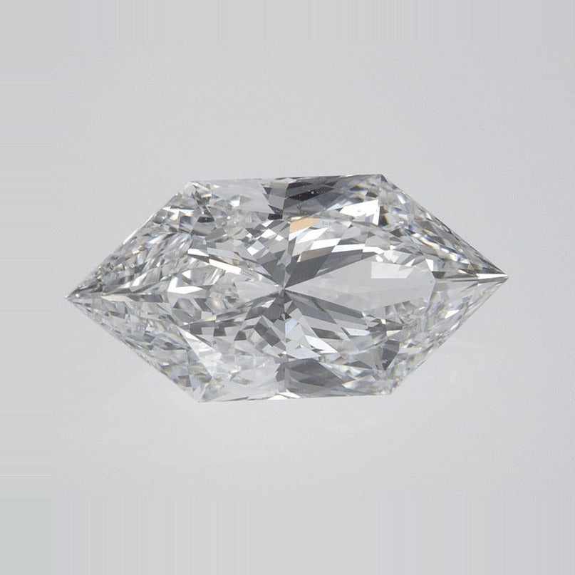2.02 ct Lab-Grown Diamond – D VVS2 – Elongated Hexagon Duchess Faceted-cut – IGI Certified — Sapphire Row · cut7