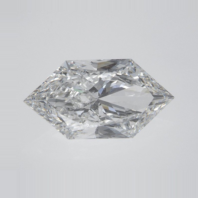 2.01 ct Lab-Grown Diamond – D VVS2 – Elongated Hexagon Duchess Faceted-cut – IGI Certified — Sapphire Row · cut7