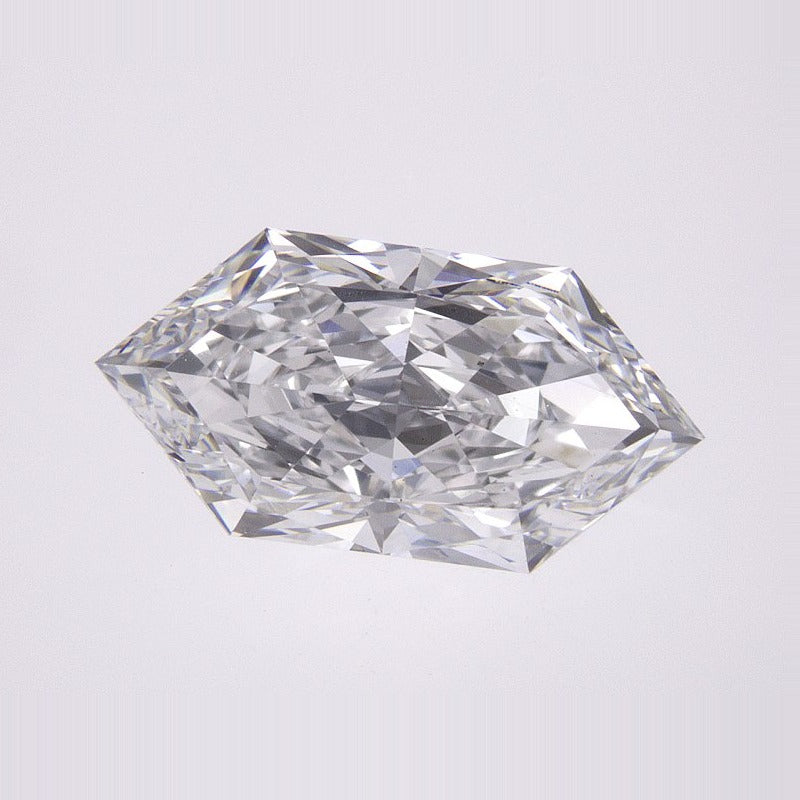1.83 ct Lab-Grown Diamond – D VS1 – Elongated Hexagon Duchess Faceted-cut – IGI Certified — Sapphire Row · cut7