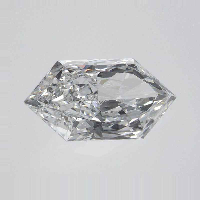 1.09 ct Lab-Grown Diamond – D VVS2 – Elongated Hexagon Duchess Faceted-cut – IGI Certified — Sapphire Row · cut7