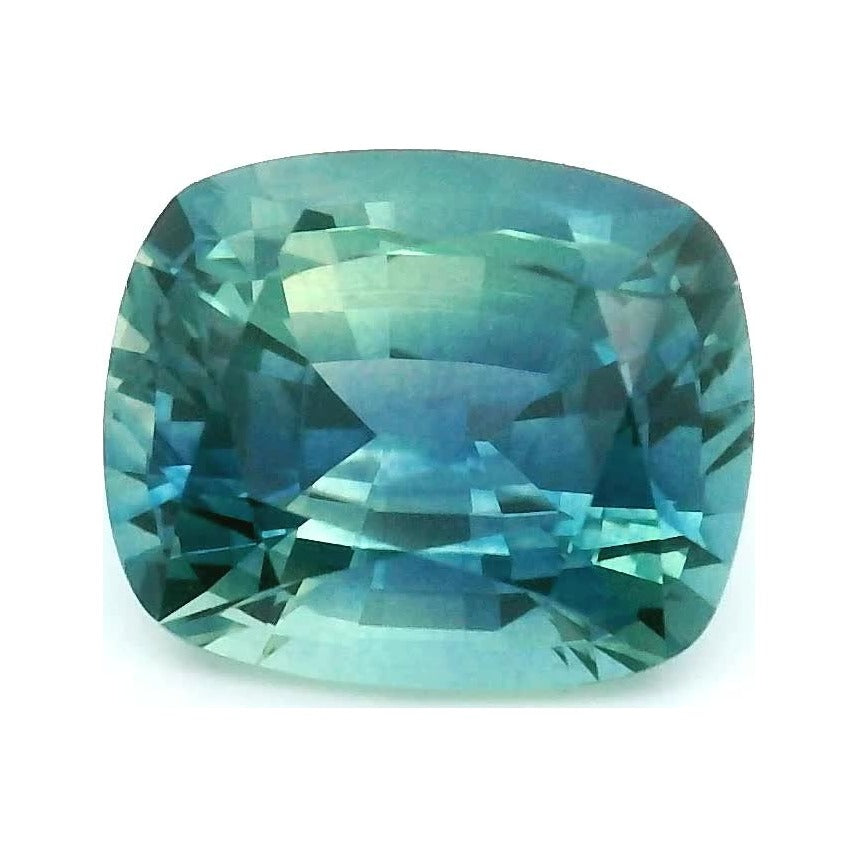 1.85 ct Natural Blue Sapphire (Heated) – Antique Cushion Cut — Sapphire Row · cut7