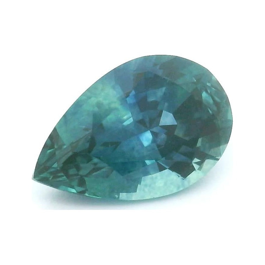 1.35 ct Natural Blue Sapphire (Heated) – Pear Cut — Sapphire Row · cut7
