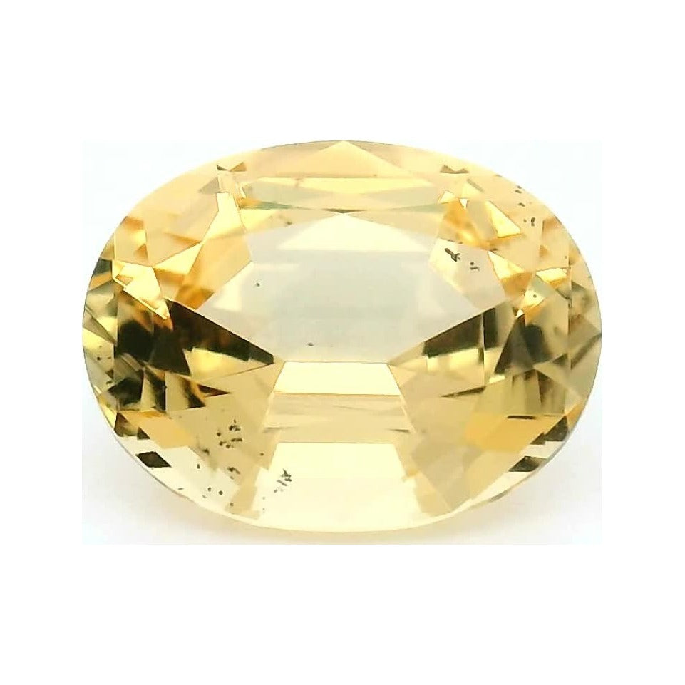 0.97 ct Natural Golden Topaz – Oval Cut — Sapphire Row · cut7