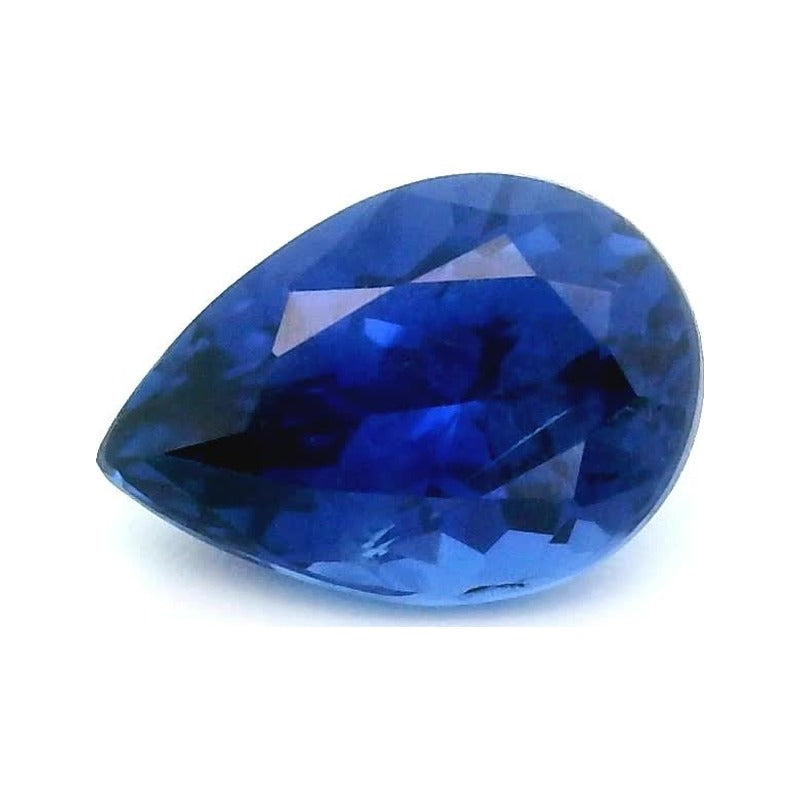 0.95 ct Natural Blue Sapphire (Heated) – Pear Cut — Sapphire Row · cut7