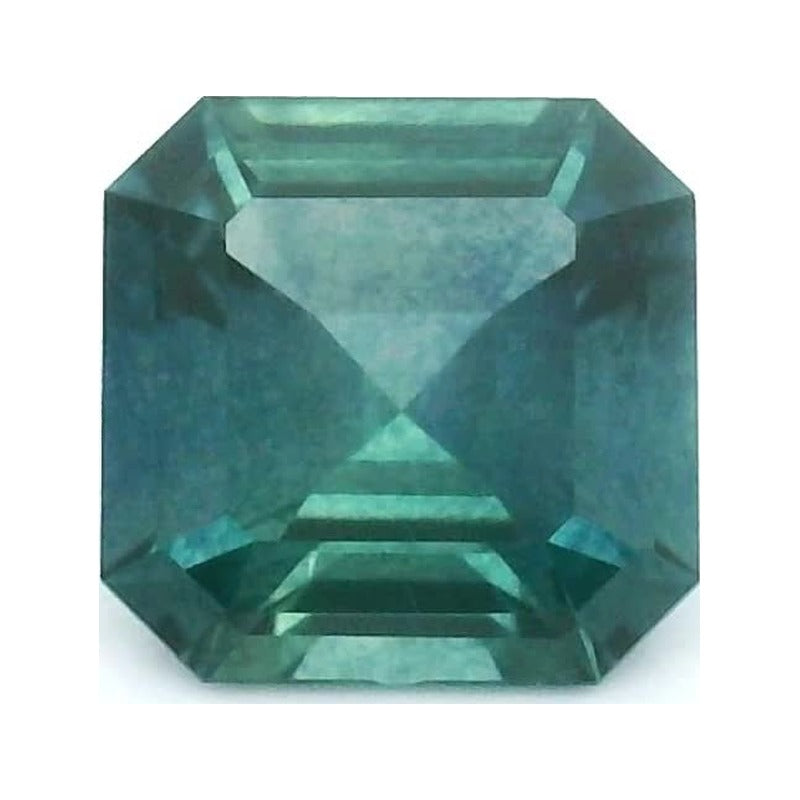 0.74 ct Natural Blue Sapphire (Heated) – Asscher Cut — Sapphire Row · cut7