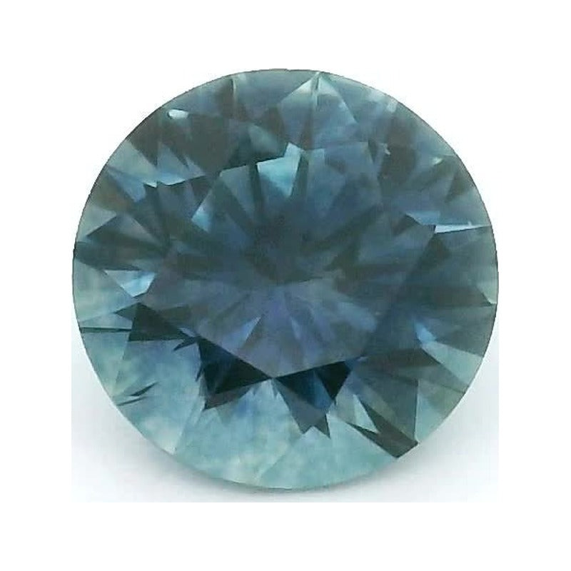 0.71 ct Natural Blue Sapphire (Heated) – Round Cut — Sapphire Row · cut7