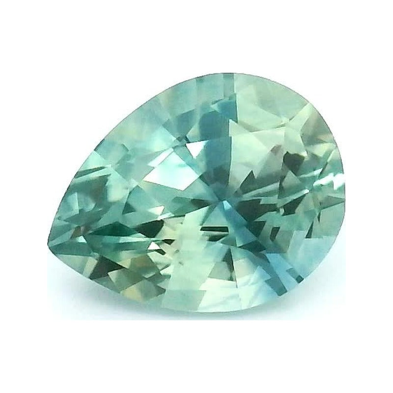 0.70 ct Natural Bicolor Sapphire (Heated) – Pear Cut — Sapphire Row · cut7