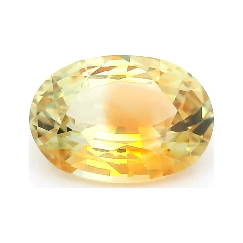 0.69 ct Natural Yellow Sapphire (Heated) – Oval Cut — Sapphire Row · cut7