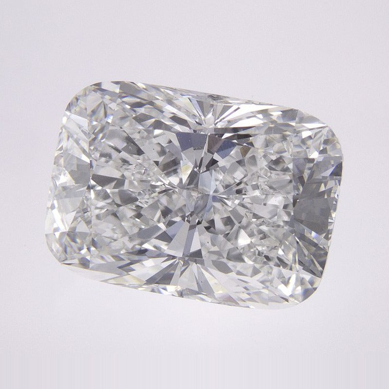 4.92 ct Lab-Grown Diamond – E SI1 – Elongated Cushion Cut – GCAL Certified — Sapphire Row · cut7