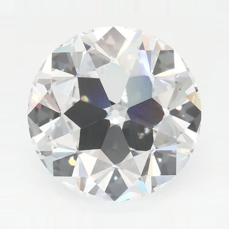 3.71 ct Lab-Grown Diamond – E VS1 – Round Old European-cut – GCAL Certified — Sapphire Row · cut7